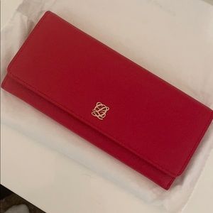 Louis Quatorze Long Red Wallet